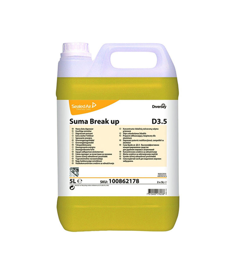 detergent-bucatarie-degresant-puternic-Suma-Break-up-D3.5-5L-diversey Detergent degresant puternic suprafețe Suma Break-up D3.5, 5L - imagine 1