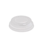 Capac pahar din plastic de unică folosință 8 oz, 100 buc/top