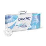 Hârtie igienică Lucart 3.10 albă, din celuloză, 3 straturi, 19 m, 10 role/set
