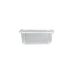 Caserole din plastic cu capac de unică folosință 375 ml, 100 buc/set