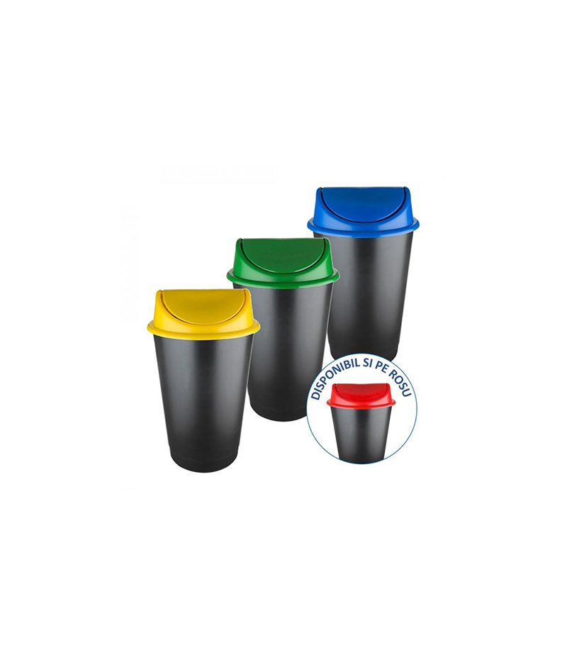 cos-gunoi-colectare-selectiva-60L-2 Coș de gunoi pentru colectare selectivă 60 L - imagine 1
