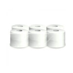 Hârtie igienică jumbo laminată și gofrată, 2 straturi, 190 m, 450 gr - 12 role/bax