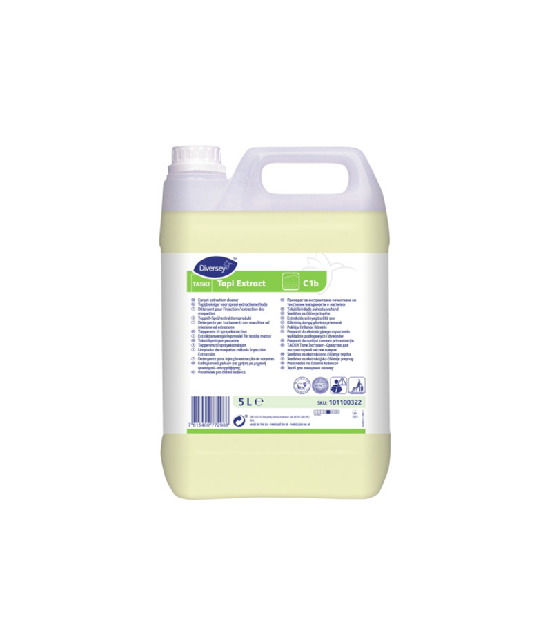 tapi_extract_5L Solutie profesională pentru curățarea covoarelor prin extracţie Taski Tapi Extract Diversey 5L - imagine 1